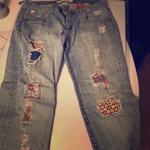 Z. Cavaricci patchwork jeans
